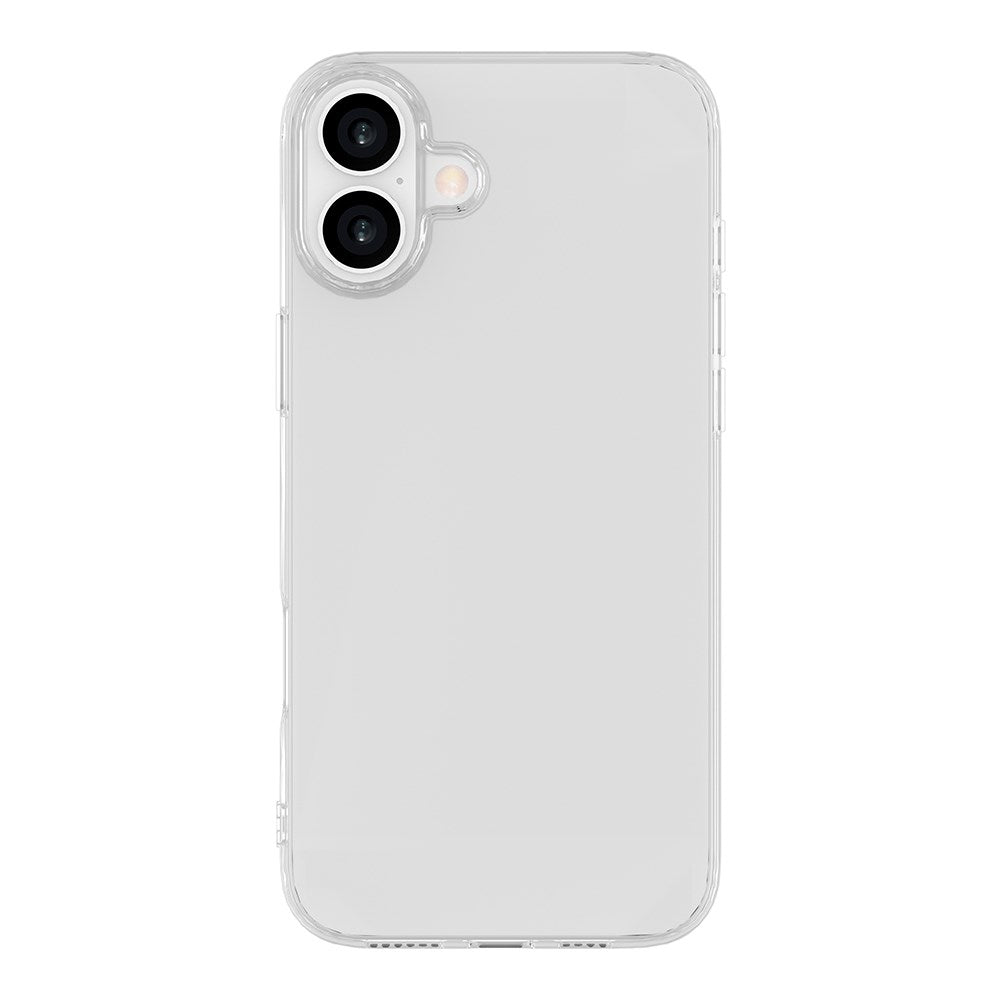 eSTUFF iPhone 16 INFINITE VIENNA Flexible Plastic Case - 100% Recycled Plastic - Transparent