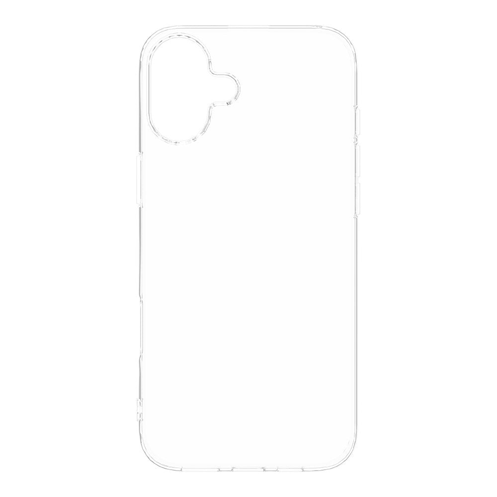 eSTUFF iPhone 16 Plus INFINITE VIENNA Flexible Plastic Case - 100% Recycled Plastic - Transparent