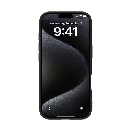 eSTUFF iPhone 17 INFINITE VIENNA Flexible Plastic Case - 100% Recycled Plastic - Black