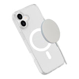 eSTUFF iPhone 16 INFINITE OSLO Hybrid Plastic Case - MagSafe Compatible - Transparent