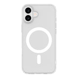 eSTUFF iPhone 16 Plus INFINITE OSLO Hybrid Plastic Case - MagSafe Compatible - Transparent