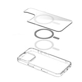 eSTUFF iPhone 16 Pro INFINITE OSLO Hybrid Plastic Case - MagSafe Compatible - Transparent