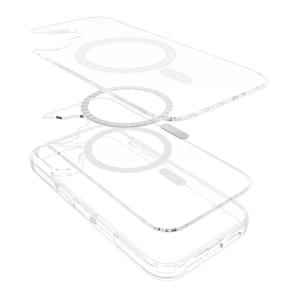 eSTUFF iPhone 17 INFINITE OSLO Hybrid Plastic Case - MagSafe Compatible - Transparent