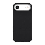eSTUFF iPhone Air INFINITE VENICE Faux Leather-Covered Plastic Case - MagSafe Compatible - Black
