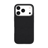 eSTUFF iPhone 17 Pro INFINITE VENICE Faux Leather-Covered Plastic Case - MagSafe Compatible - Black