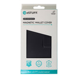 eSTUFF iPhone 16 INFINITE MILAN Leather Case with Card Holder - MagSafe Compatible - Black