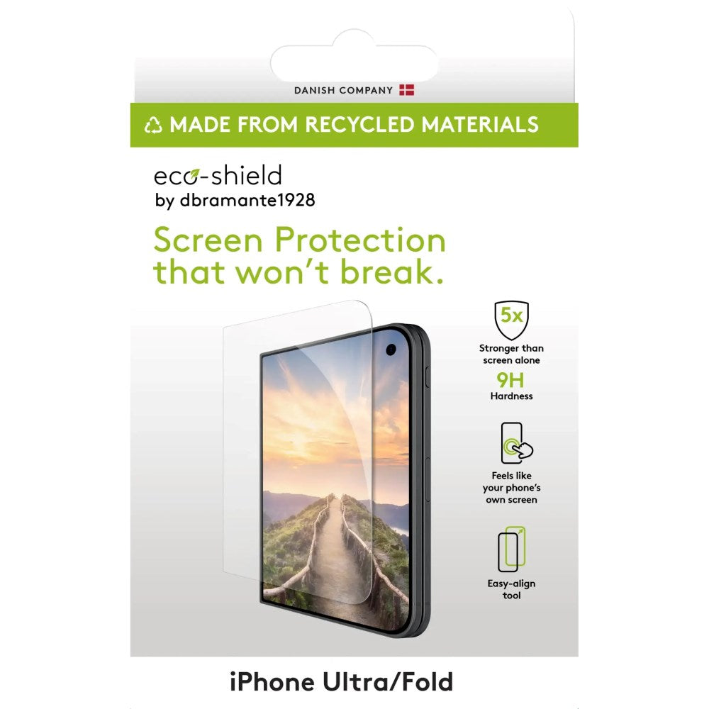 iPhone Duo Dbramante1928 Eco-Shield PET Screen Protector - Transparent