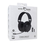 White Shark FIRECREST Wireless Over-Ear Gaming Headset - Black