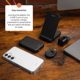 Fixed Wireless USB-C Charger for Garmin Smartwatch – Black