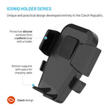 Fixed Car Phone Holder – Vent Clip – Black