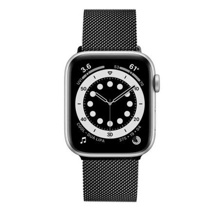 Apple Watch (38/40/SE/41/42mm) Fixed Mesh Strap - Black