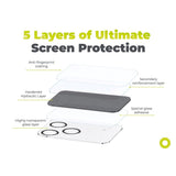 iPhone 18 Pro Mobile Origin Easy Lens Full Cover Camera Protection Glass - Transparent