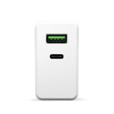 Epico Wall Charger PD 65W GaN w. USB-C & USB-A - White