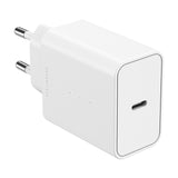 Upström ËESSENTIALS PD 45W GaN Recycled Plastic Wall Charger with USB-C - White