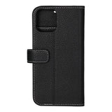 iPhone 12 / 12 Pro GEAR ONSALA Wallet Genuine Leather Case - Black