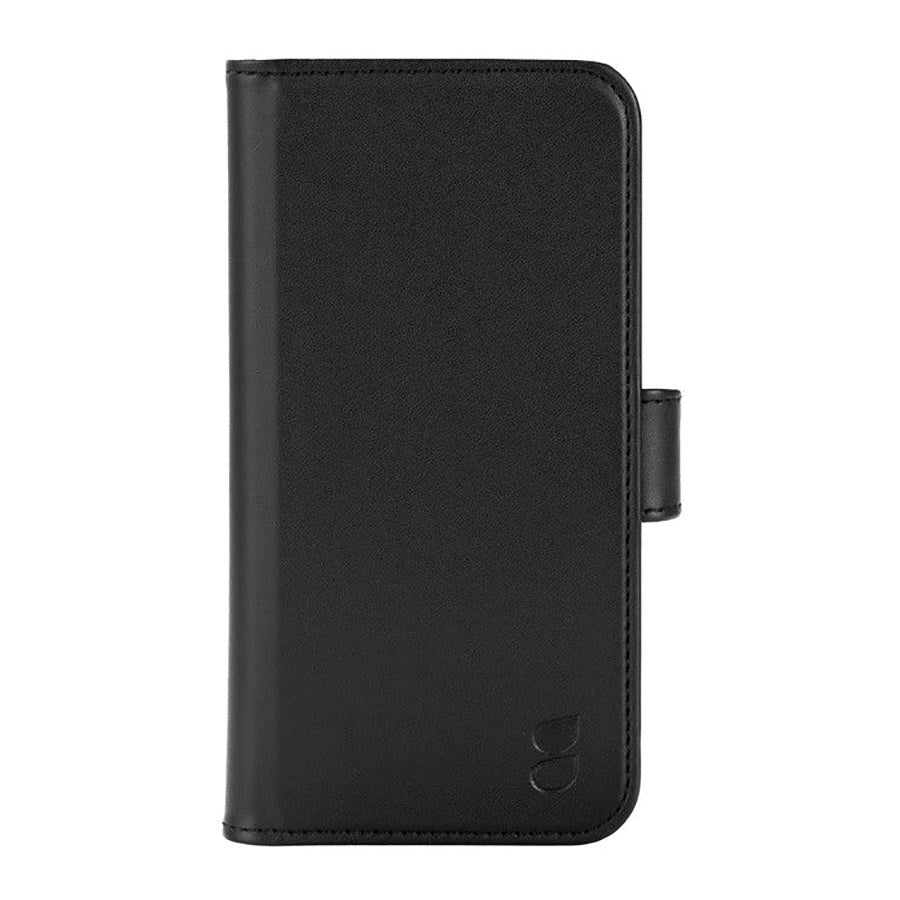 iPhone 12 / 12 Pro GEAR Leather Wallet Case - Black