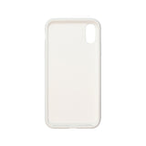 GreenMind iPhone X / XS Lined Silicone Case - White