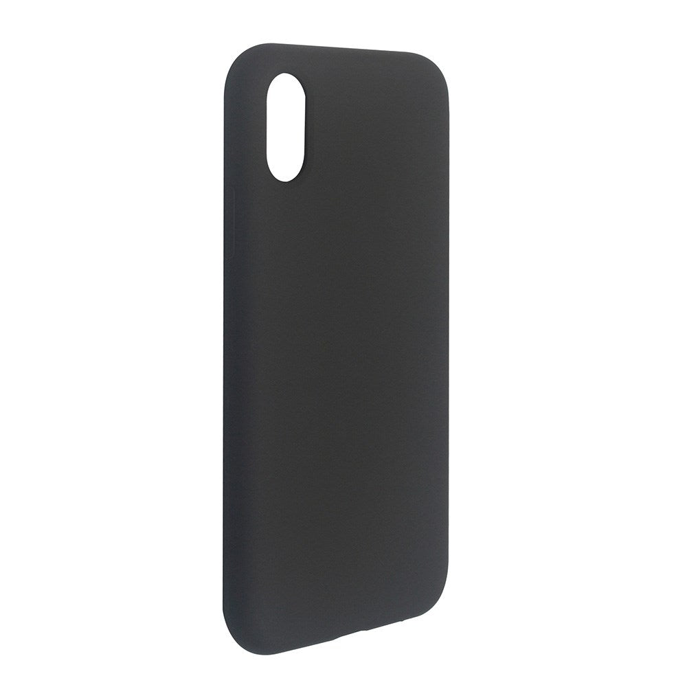 GreenMind iPhone XS Max Lined Silicone Case - Black