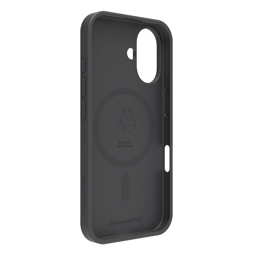 iPhone 16 dbramante1928 Greenland Case - 100% Recycled Plastic - MagSafe Compatible - Night Black