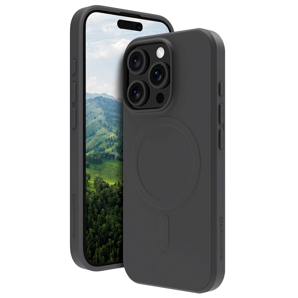 iPhone 16 Pro dbramante1928 Greenland Case - 100% Recycled Plastic - MagSafe Compatible - Night Black