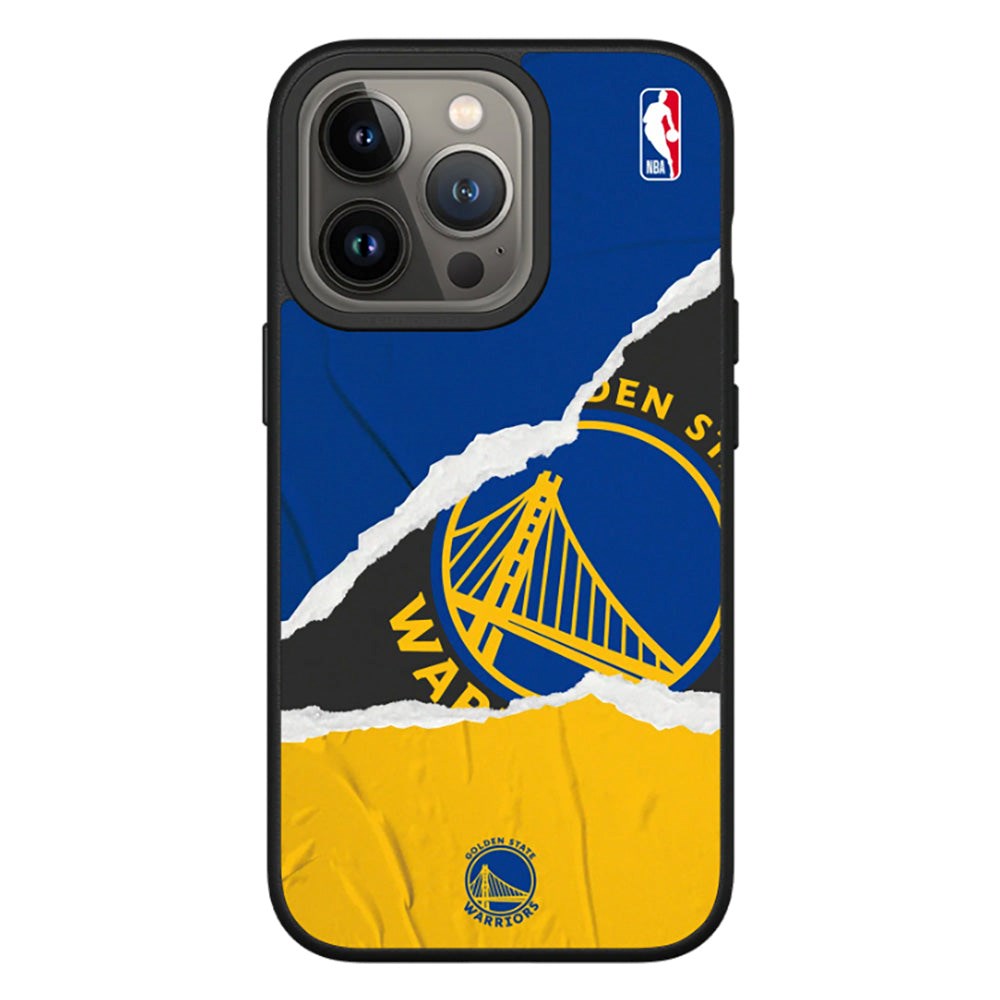 iPhone 13 Pro RhinoShield SolidSuit Drop Proof NBA Case with Golden State Warriors - Sweat and Tears