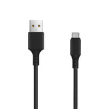 Setty USB-A to USB-C Cable 2A - 1m - Black