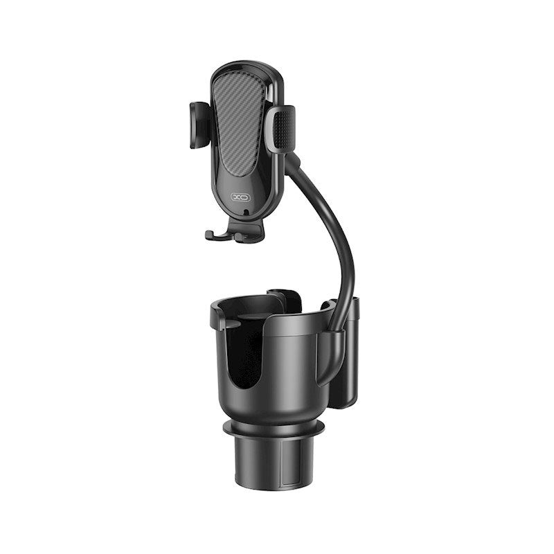 XO C140 Car Mobile Holder - Placement in Cup Holder - Black