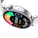 XO GT4 Mini Smartwatch with Interchangeable Watch Faces - Silver