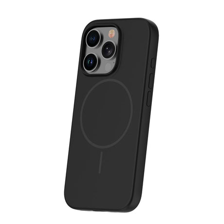 iPhone 15 Pro Silicone Thin Case - MagSafe Compatible - Black