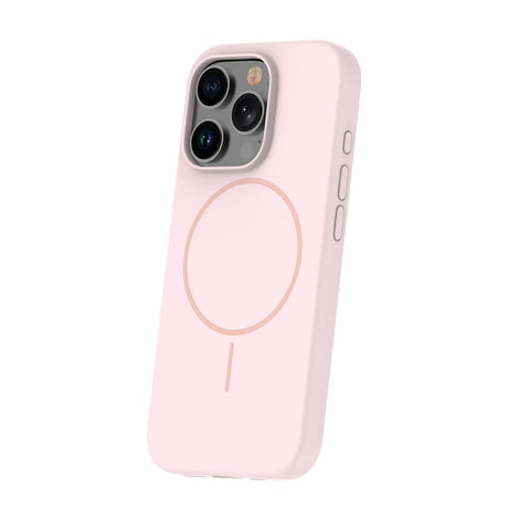 iPhone 15 Pro Max Silicone Thin Case - MagSafe Compatible - Pink