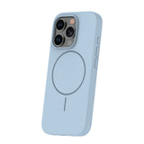 iPhone 12/12 Pro Silicone Thin Case - MagSafe Compatible - Light Blue