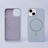iPhone 13 Silicone Thin Case - MagSafe Compatible - Light Blue