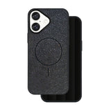 iPhone 16 Glitter Thin Case - MagSafe Compatible - Black
