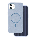 iPhone 11 Glitter Thin Case - MagSafe Compatible - Light Blue