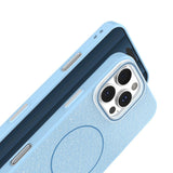 iPhone 15 Pro Glitter Thin Case - MagSafe Compatible - Light Blue