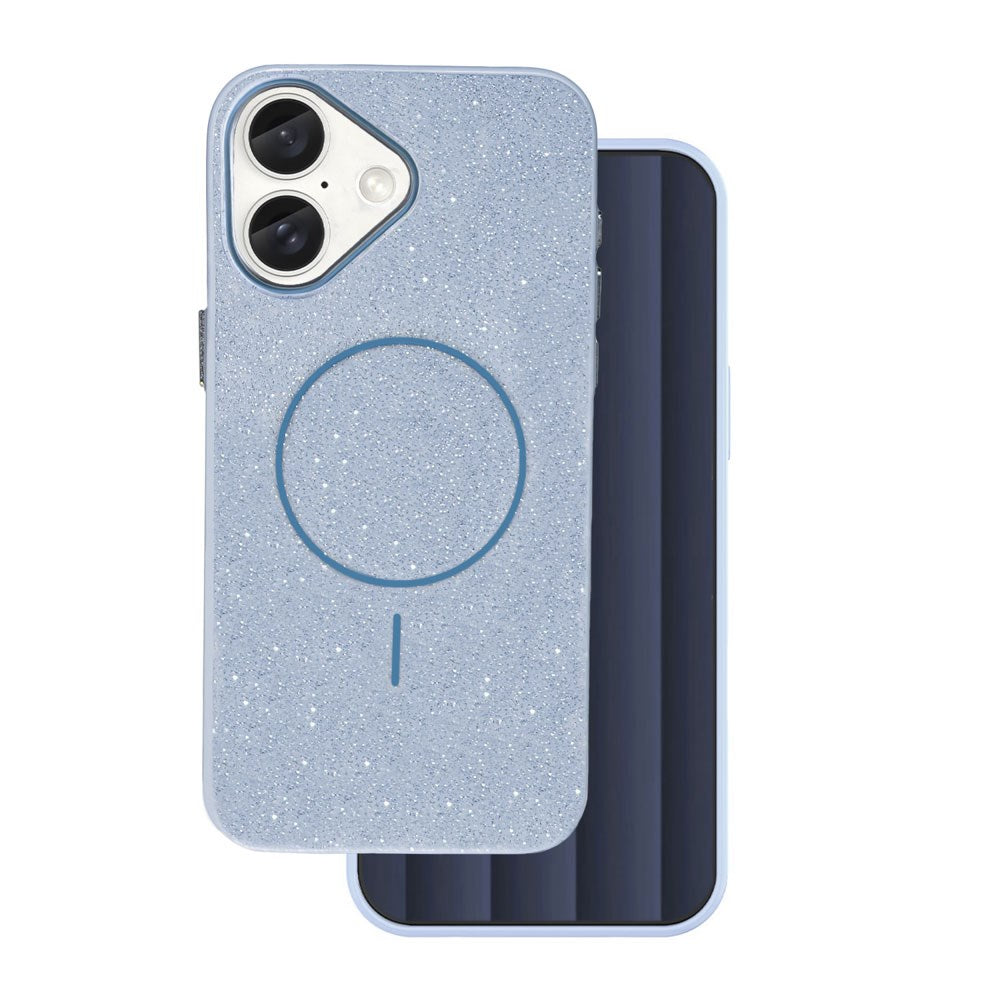 iPhone 17e / 16e TFO Glitter Thin Case - MagSafe Compatible - Blue