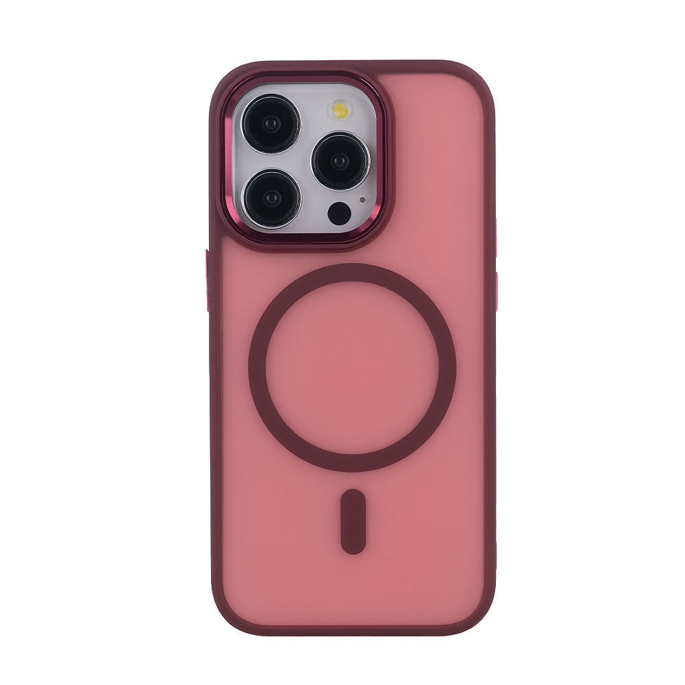 iPhone 17 TFO Frozen Hybrid Case - MagSafe Compatible - Red