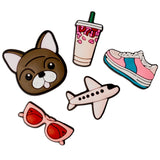 TFO 3D Stickers – 5 pcs – Pink