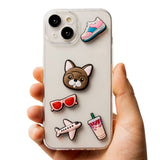 TFO 3D Stickers – 5 pcs – Pink