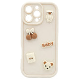 Samsung Galaxy S25 TFO Ultra Trendy 3D Case - Beige Bear