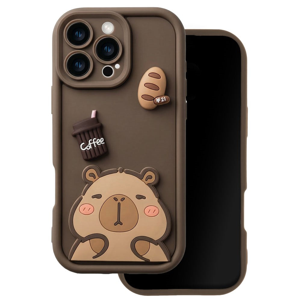 iPhone 17 TFO Ultra Trendy 3D Case - Brown Capybara