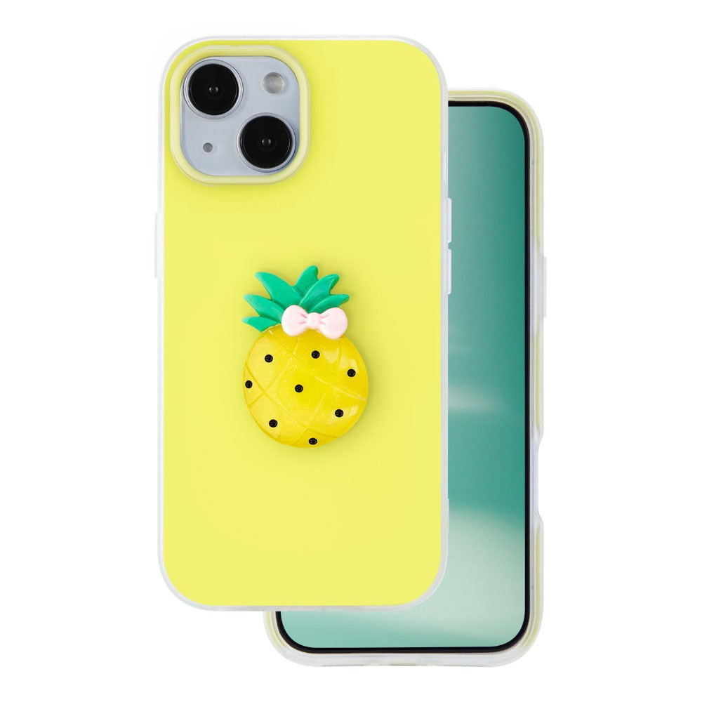 iPhone 15 TFO 3D Fruit Case - Pineapple