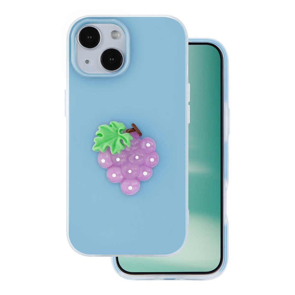 iPhone 15 TFO 3D Fruit Case - Grapes