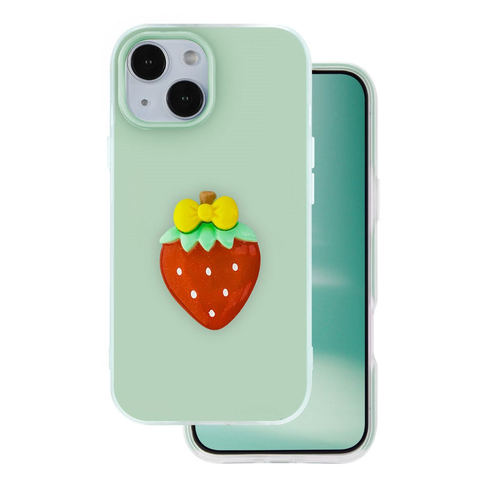 iPhone 13 TFO 3D Fruit Case - Strawberry