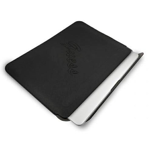 Guess MacBook 13" Sleeve (34 x 25 cm) - Saffiano Script - Black