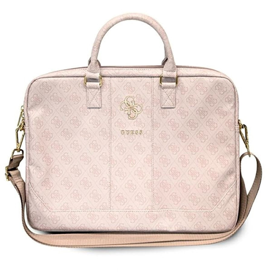 Guess Laptop Bag For MacBook 15" - Big Logo - Pink