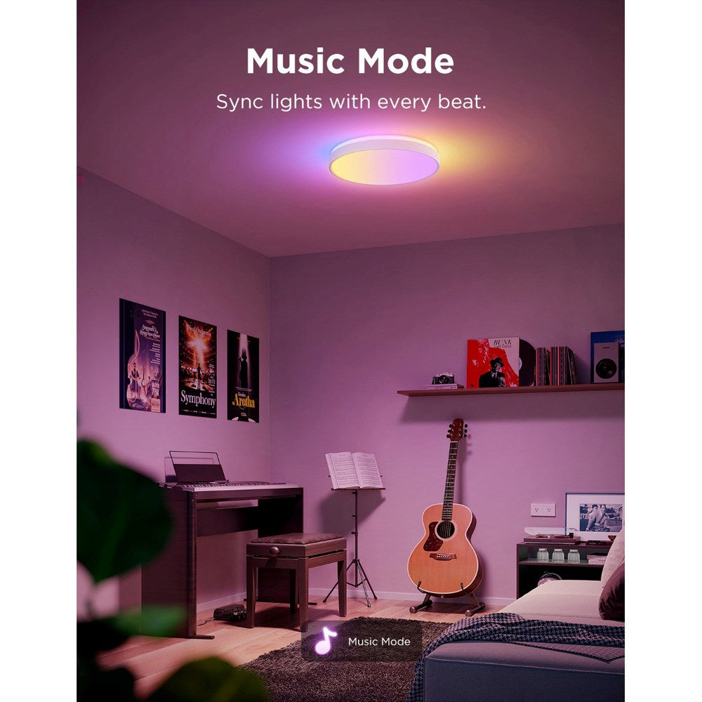 Govee Round Smart Ceiling Light - 15" - White