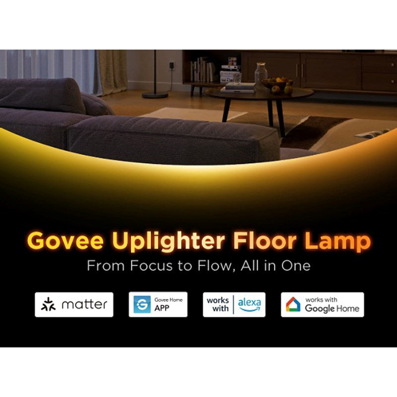 Govee Uplighter Floor Lamp - Black