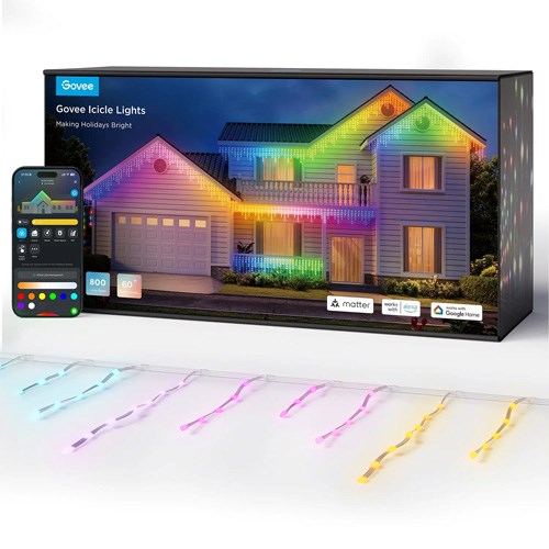 Govee Outdoor Icicle LED Icicle Lights - 10M