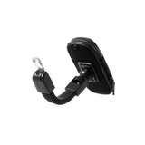 Waterproof Rotating Mobile Holder for Motorcycle Handlebar - Size 14.5 x 7.5 cm - Black